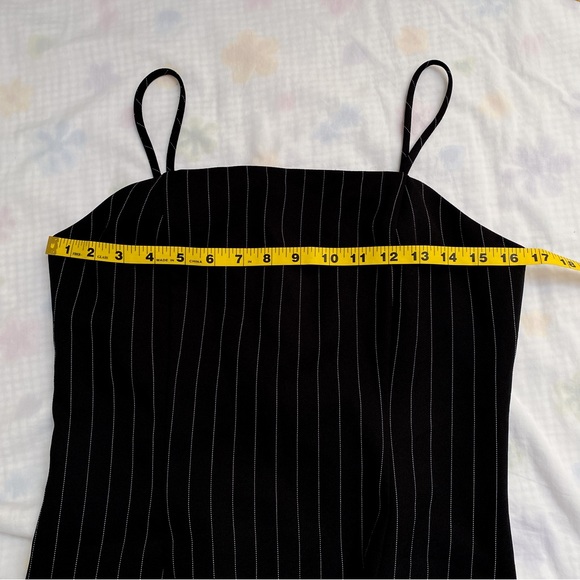 Alyn Paige black pinstripe dress size 5/6 - Picture 10 of 11